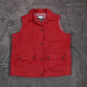 VTG Lauren Ralph Lauren Vest Medium Red‎ Naval Supply Company Jacket LRL 067